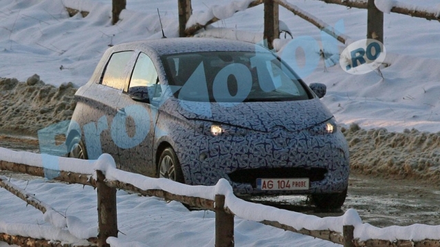 dacia new vechicle or renault zoe electric vehicle in test in romania dacia new vechicle or renault zoe electric vehicle in test in romania