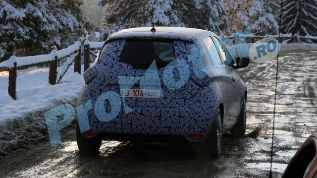dacia new vechicle or renault zoe electric vehicle in test in romania dacia new vechicle or renault zoe electric vehicle in test in romania