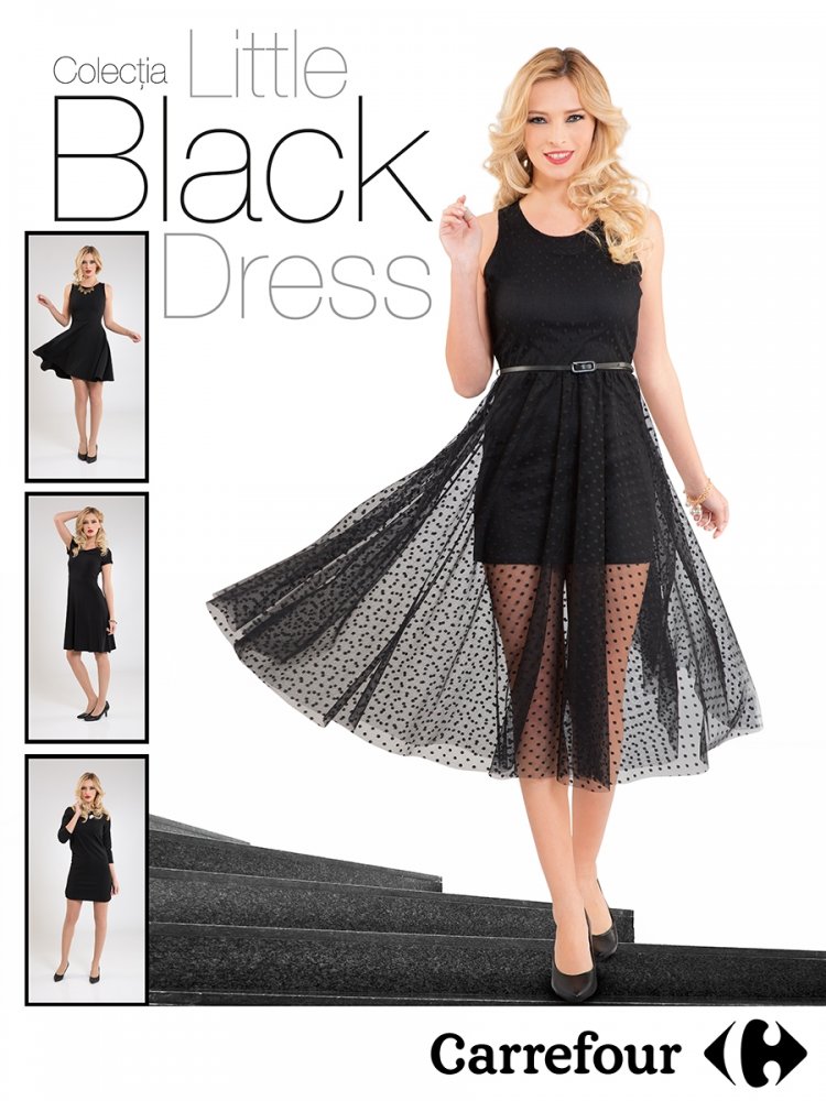 Carrefour aduce sub lumina reflectoarelor cea mai atemporala piesa vestimentara feminina din istorie: The Little Black Dress