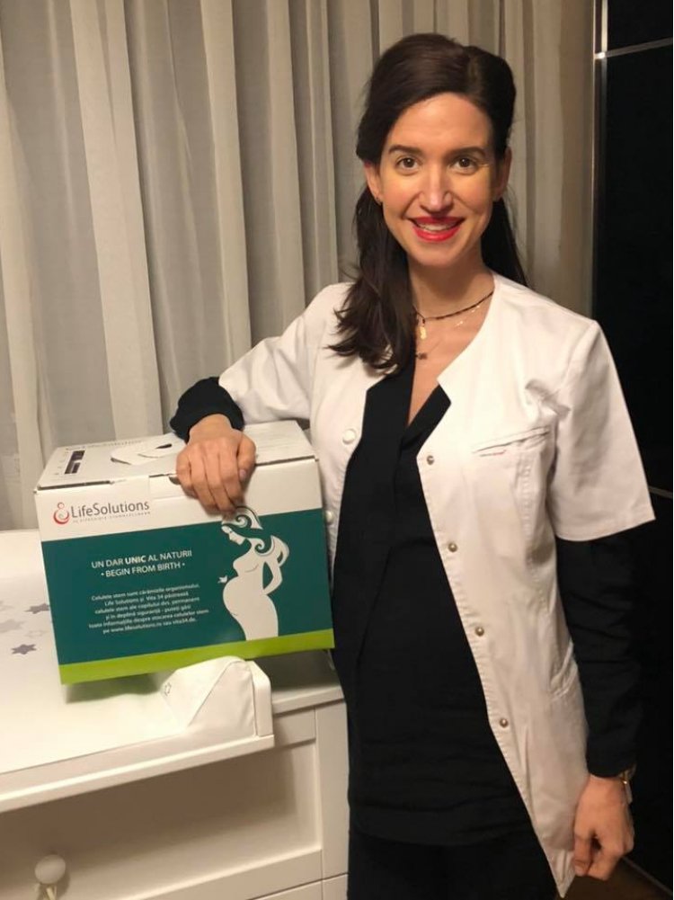 Doctorița care face operații intra-uterine în România a ales kitul de celule stem LifeSolutions
