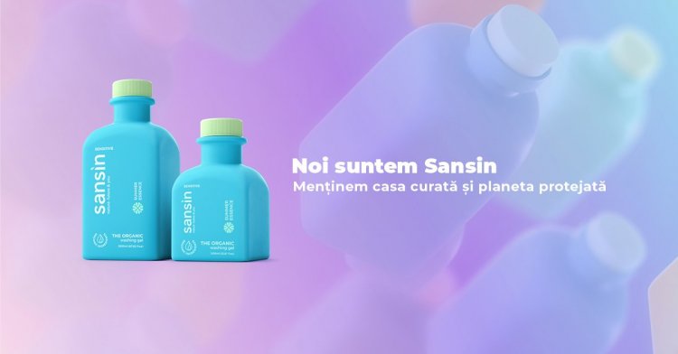 Lansarea detergentului organic Sansin in Romania