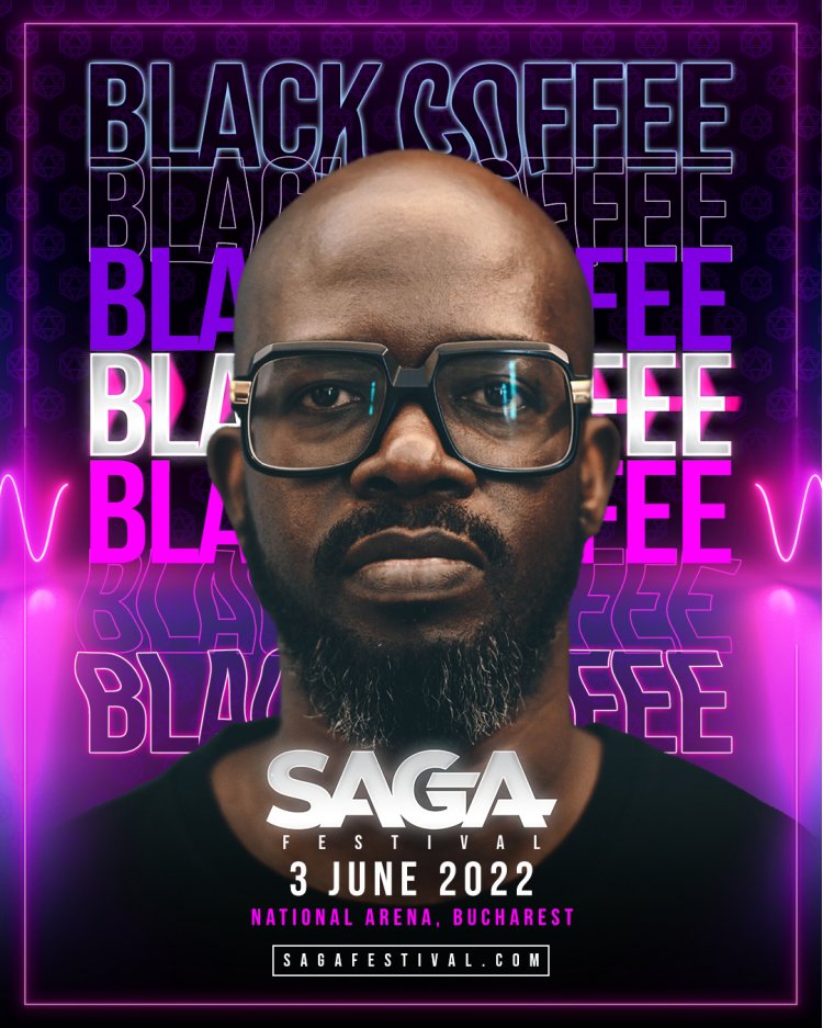 Black Coffee, Pan-Pot și Sickick vin pe 3, 4 și 5 iunie la SAGA Festival
