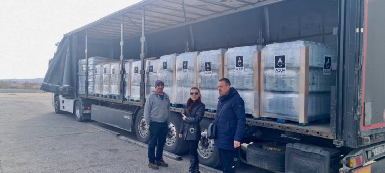 Primul camion cu ajutor umanitar direct către Odesa a plecat in aceasta zi din inițiativa AQUA Carpatica