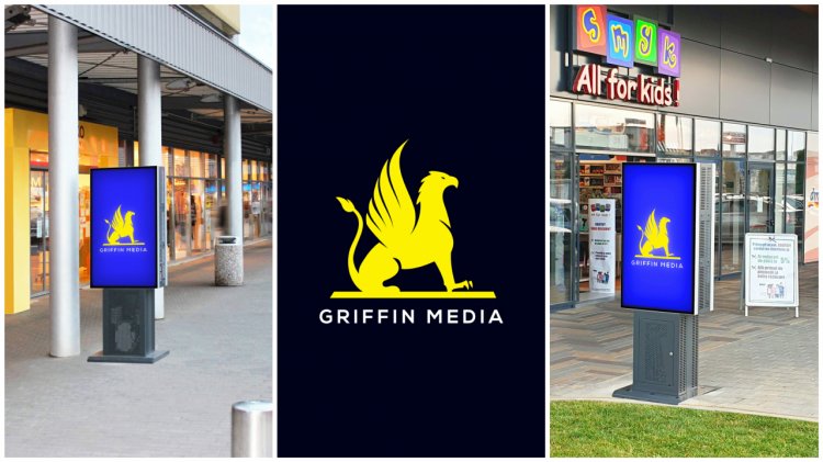 Griffin Media, publicitate digitală outdoor în centrele comerciale din România