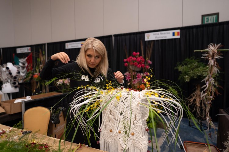 Locul 2 la competiția internațională de floristică Gateway to the Americas din Florida – proba design buchete de mireasă