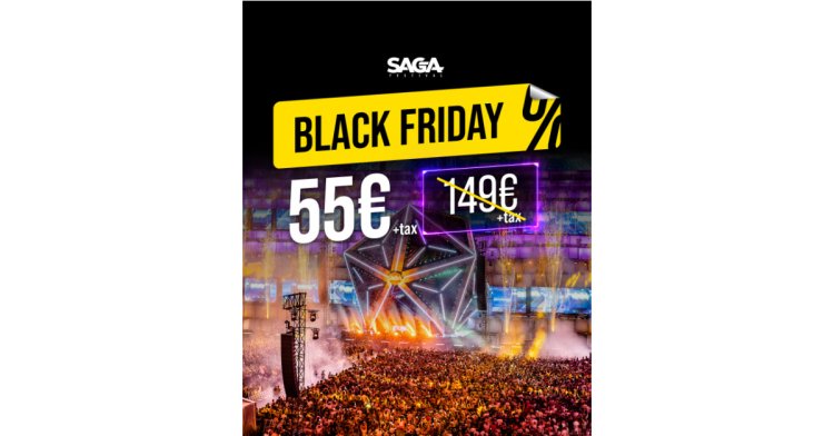 De Black Friday, SAGA Festival pune în vânzare biletul de 1 milion de dolari