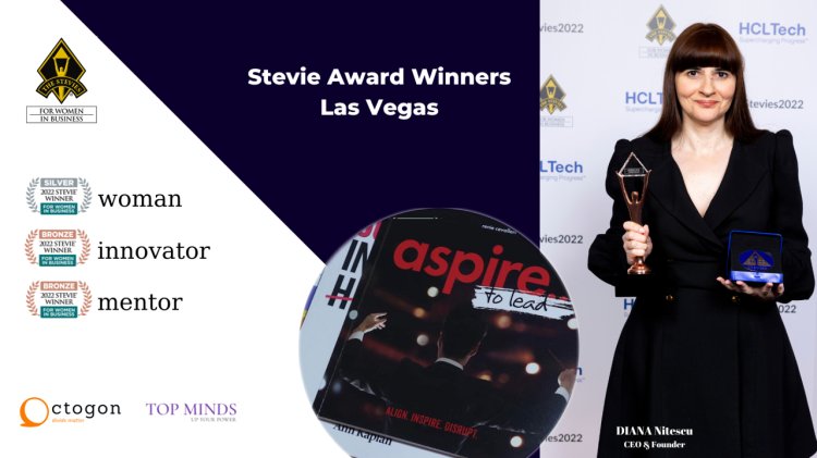 DIANA Nițescu triplă laureată în Las Vegas în cadrul Galei Stevie® Awards for Women in Business